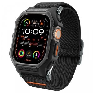 Spigen Lite Fit Pro - Etui z paskiem do Apple Watch Ultra 1/2 49 mm (Matte Black)