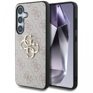 Guess Big 4G Logo Classic Logo - Etui do Samsung Galaxy S25 (różowy)