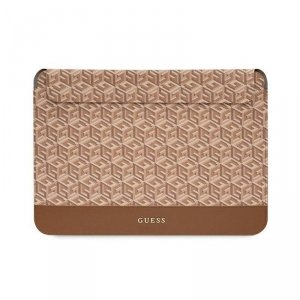 Guess GCube Stripes Computer Sleeve - Etui na notebooka 16 (brązowy)