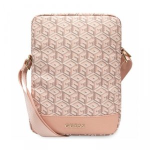 Guess GCube Stripe Tablet Bag - Torba na tablet 10 (Różowy)