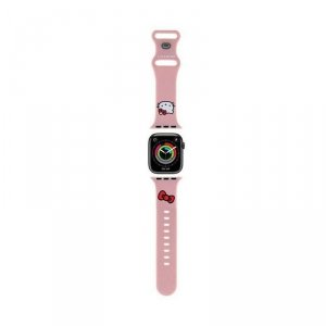 Hello Kitty Silicone Kitty Head - Pasek do Apple Watch 42/44/45/49 mm (różowy)