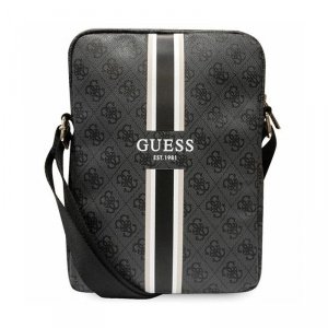 Guess 4G Stripes Tablet Bag - Torba na tablet 10 (Czarny)