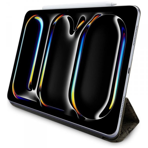 Guess Magnetic 4G Big Logo - Etui iPad Pro 11&quot; M4 (2024) (brązowy)