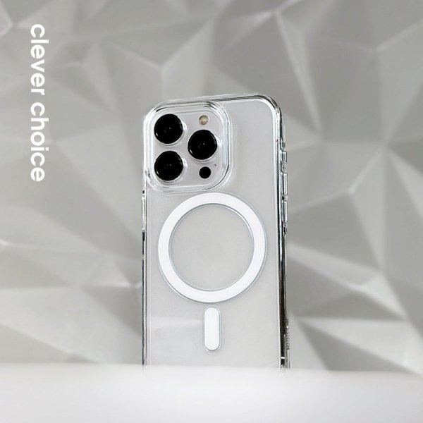 Crong Clear MAG Pro - Etui iPhone 16 Pro Max MagSafe (przezroczysty)