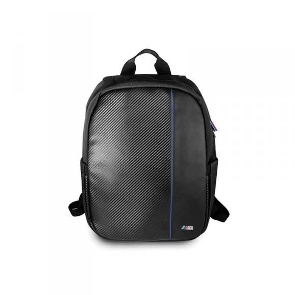 BMW Carbon Navy Stripe - Plecak na notebooka 16&quot; (czarny)