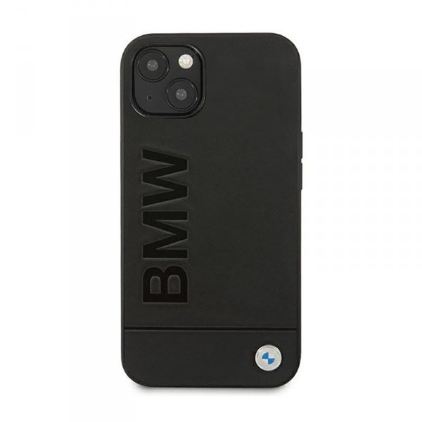 BMW Leather Hot Stamp – Etui iPhone 14 Plus (Czarny)