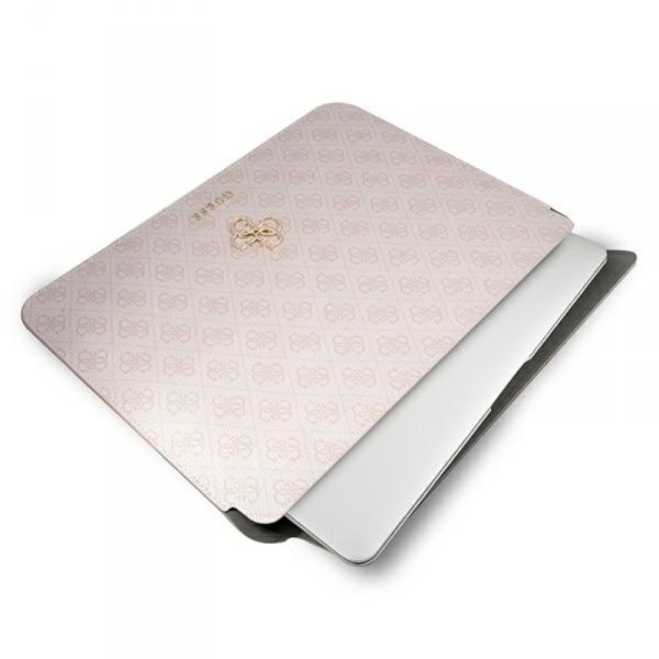 Guess 4G Big Metal Logo Computer Sleeve - Etui na notebooka 13&quot; (różowy)