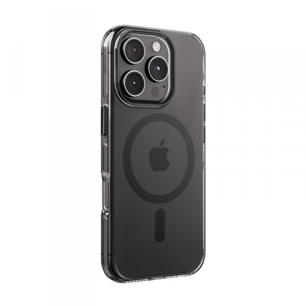 Crong Clear MAG Pro - Etui iPhone 16 Pro MagSafe (czarny)