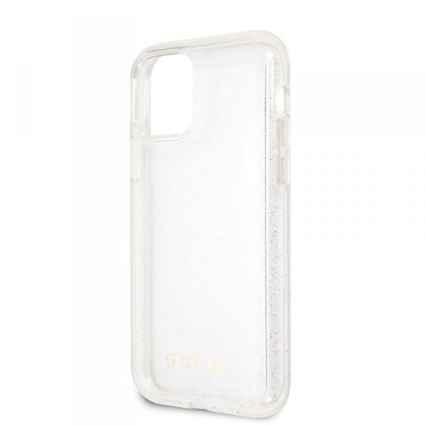 Guess Glitter Case - Etui iPhone 11 Pro Max (Silver)