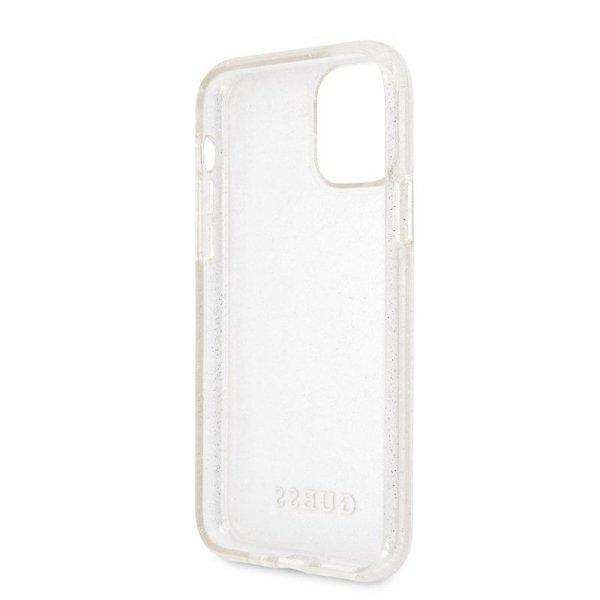 Guess Glitter Case - Etui iPhone 11 Pro Max (Silver)