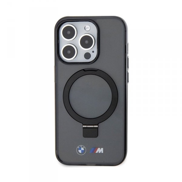 BMW Ring Stand M Collection MagSafe - Etui iPhone 15 Pro (czarny)