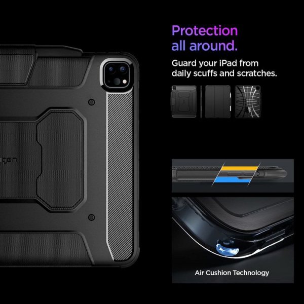 Spigen Rugged Armor Pro - Etui do iPad Pro 13&quot; (M4, 2024) (Black)