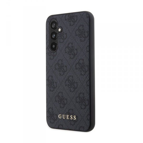 Guess 4G Metal Gold Logo - Etui Samsung Galaxy S23 FE (szary)