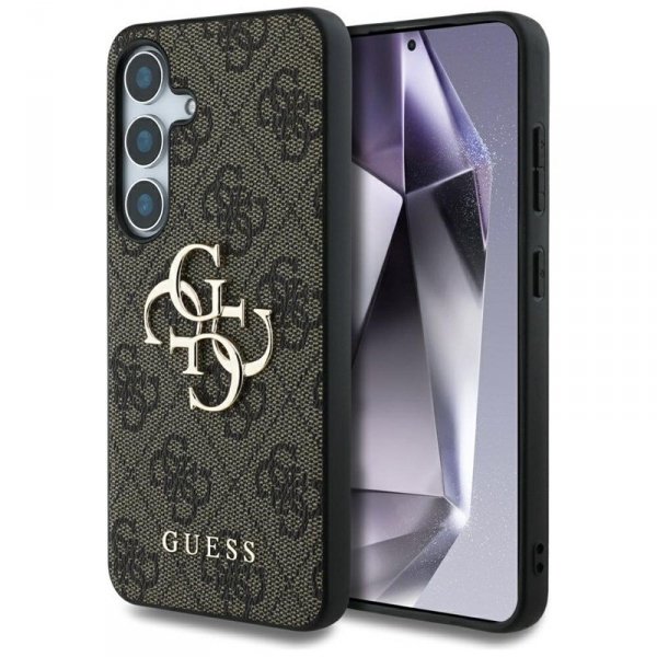 Guess Big 4G Logo Classic Logo - Etui do Samsung Galaxy S25 (brązowy)