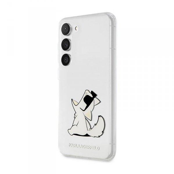 Karl Lagerfeld Choupette Fun - Etui Samsung Galaxy S23+ (przezroczysty)