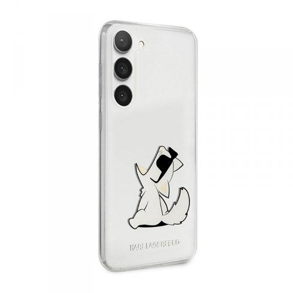 Karl Lagerfeld Choupette Fun - Etui Samsung Galaxy S23+ (przezroczysty)