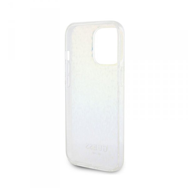 Guess IML Faceted Mirror Disco Iridescent - Etui iPhone 15 Pro Max (Iridescent)