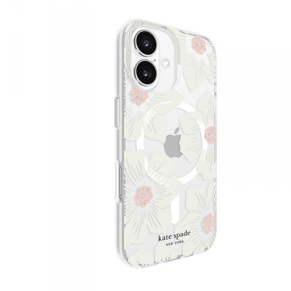 Kate Spade New York Protective MagSafe - Etui iPhone 16 (Hollyhock Floral)