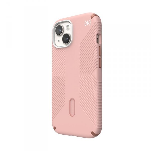 Speck Presidio2 Grip ClickLock & MagSafe - Etui iPhone 16e / iPhone 15 / iPhone 14 / iPhone 13 (Dahlia Pink / Rose Copper)