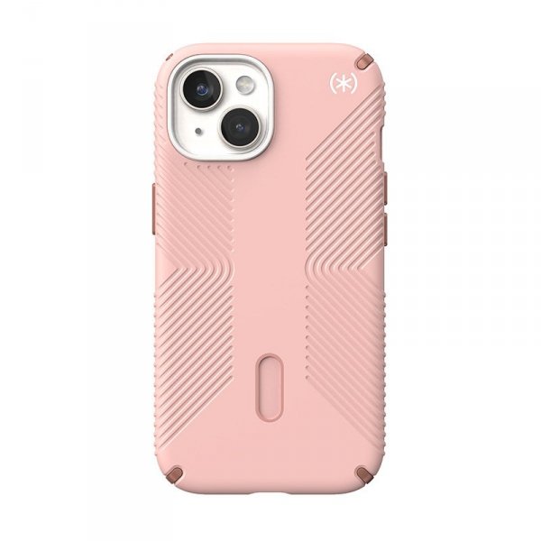 Speck Presidio2 Grip ClickLock & MagSafe - Etui iPhone 16e / iPhone 15 / iPhone 14 / iPhone 13 (Dahlia Pink / Rose Copper)