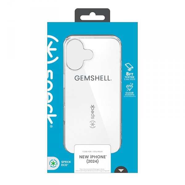 Speck Gemshell - Etui iPhone 16 (Clear)