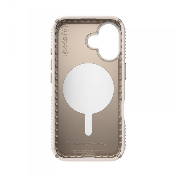 Speck Presidio2 Grip ClickLock & MagSafe - Etui iPhone 16 (Bleached Bone / Heirloom Gold / Hazel Brown)