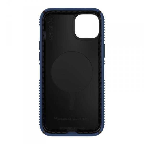 Speck Presidio2 Grip Magsafe - Etui iPhone 15 Plus / iPhone 14 Plus (Coastal Blue / Black / White)