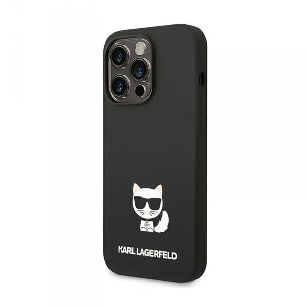 Karl Lagerfeld Choupette Body - Etui iPhone 14 Pro (czarny)