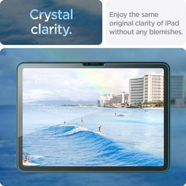 Spigen GLAS.TR EZ FIT - Szkło hartowane do iPad Air 13&quot; M3 (2025) / M2 (2024) (Przezroczysty)