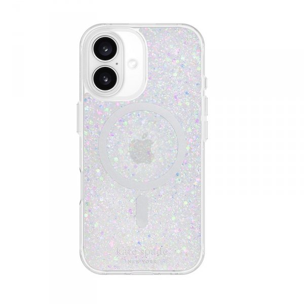 Kate Spade New York Protective MagSafe - Etui iPhone 16 (Chunky Glitter)