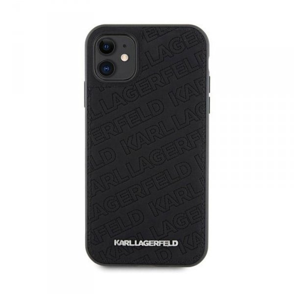 Karl Lagerfeld Quilted K Pattern - Etui iPhone 11 (czarny)