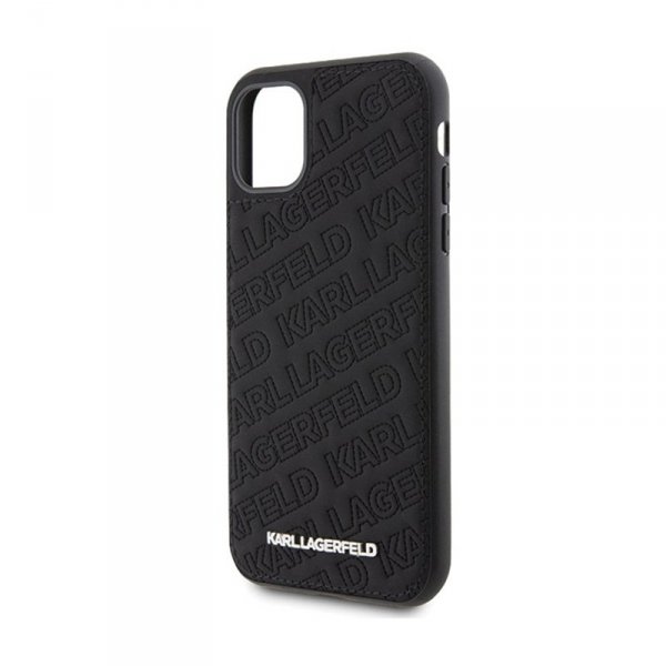 Karl Lagerfeld Quilted K Pattern - Etui iPhone 11 (czarny)