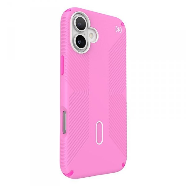 Speck Presidio2 Grip ClickLock & MagSafe - Etui iPhone 16 Plus (True Pink / Shocking Pink / White)