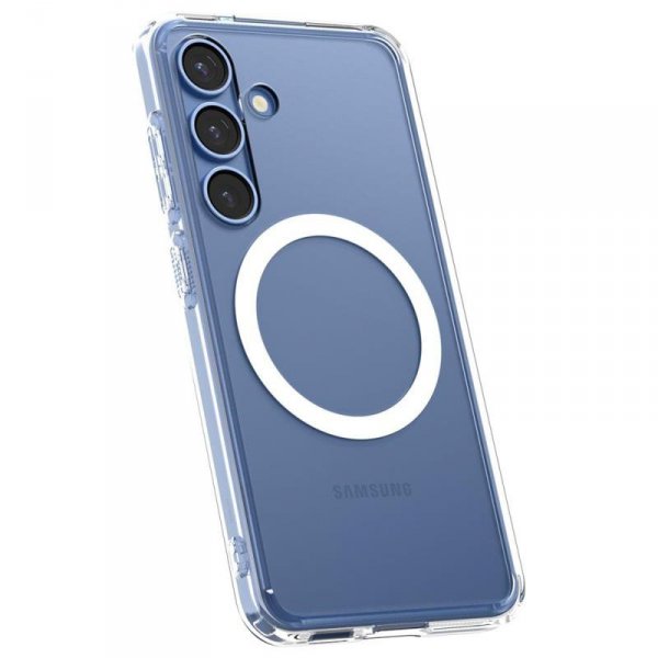 Spigen Ultra Hybrid Mag MagSafe - Etui do Samsung Galaxy S25 (Clear / White)
