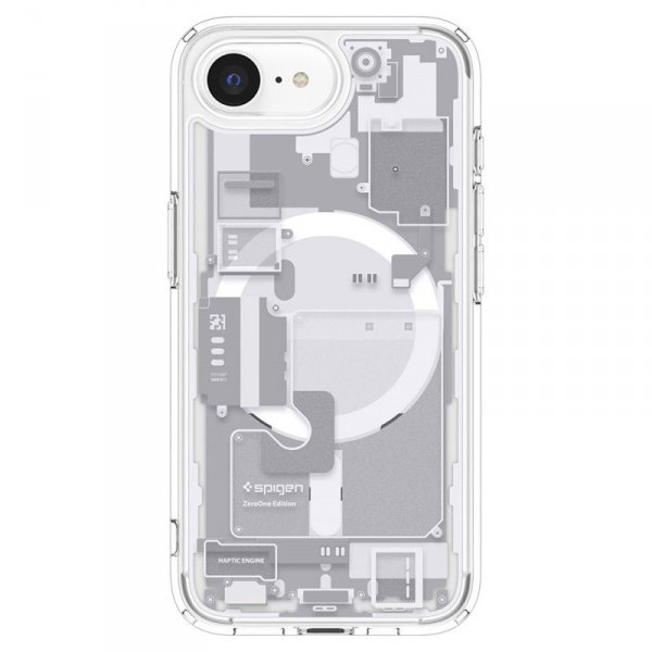 Spigen Ultra Hybrid Mag MagSafe - Etui do iPhone 16e (Zero One White)