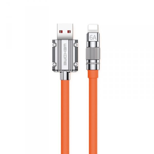 WEKOME WDC-186 Wingle Series - Kabel połączeniowy USB-A do Lightning Fast Charging 1 m (Pomarańczowy)