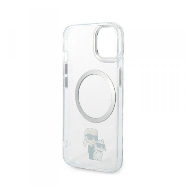 Karl Lagerfeld IML NFT Karl & Choupette MagSafe - Etui iPhone 14 Plus (przezroczysty)