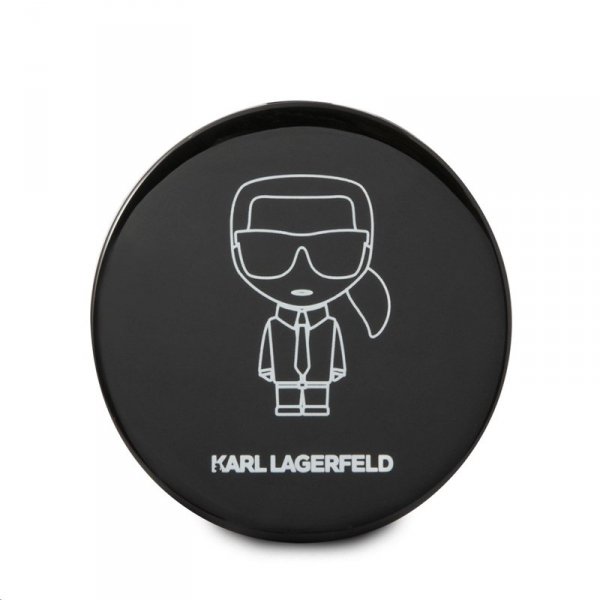 Karl Lagerfeld Bundle Ikonik – Zestaw etui do Apple Airpods 1 / 2 + Power Bank z lusterkiem