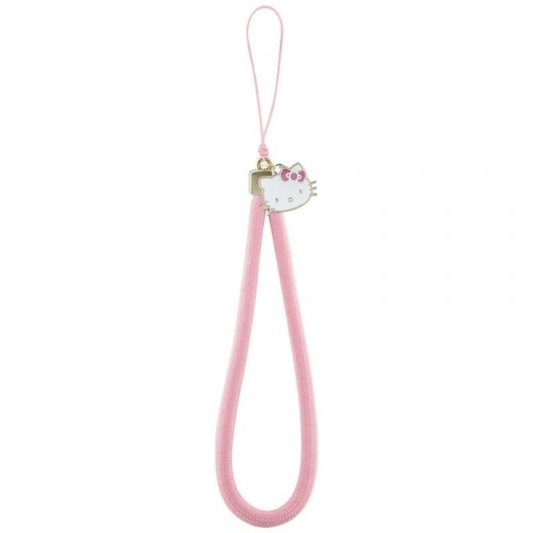 Hello Kitty Nylon Cord Kitty Head - Zawieszka do telefonu (różowy)