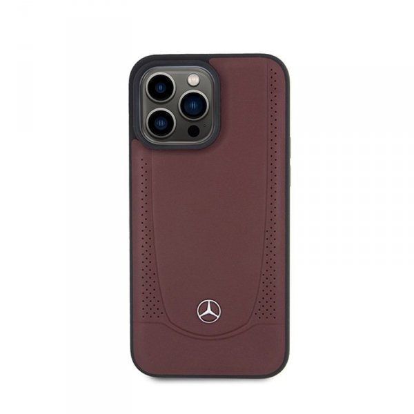 Mercedes Leather Urban Line - Etui iPhone 15 Pro (czerwony)