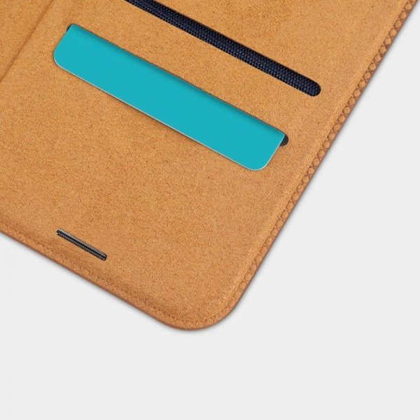 Nillkin Qin Leather Case - Etui Apple iPhone 12 Pro Max (Blue)