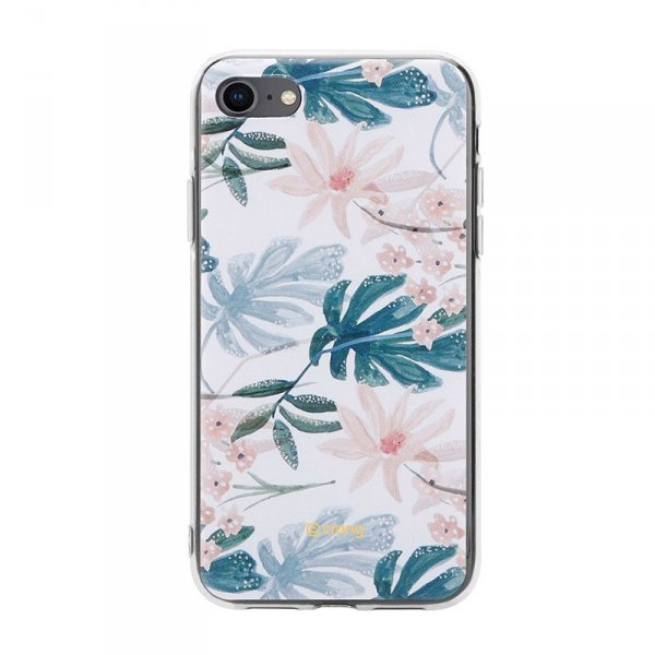 Crong Flower Case – Etui iPhone SE (2022/2020) / 8 / 7 (wzór 01)