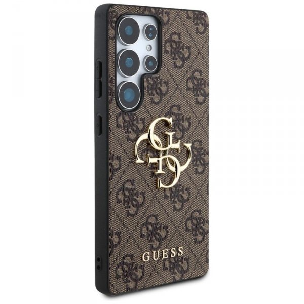 Guess Big 4G Logo Classic Logo - Etui do Samsung Galaxy S25 Ultra (brązowy)