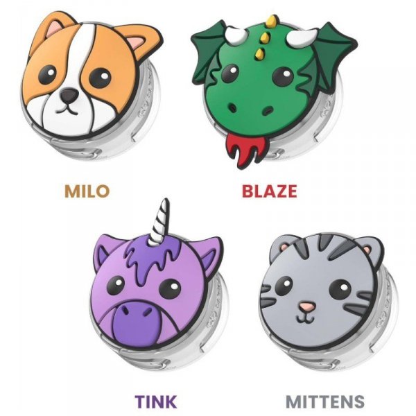 Speck Tagimals – Etui / uchwyt do AirTag (zestaw 4 szt)