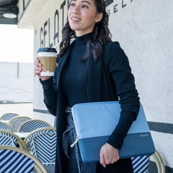 STM Origin Laptop Sleeve – Pokrowiec MacBook Pro 14&quot; / Laptop 14” / 13” (Black slate)