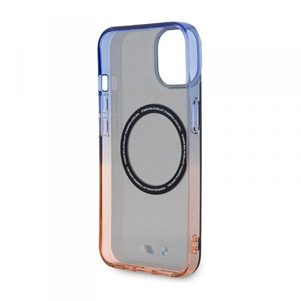 BMW Gradient Bumper MagSafe - Etui iPhone 14 Plus (Szary)