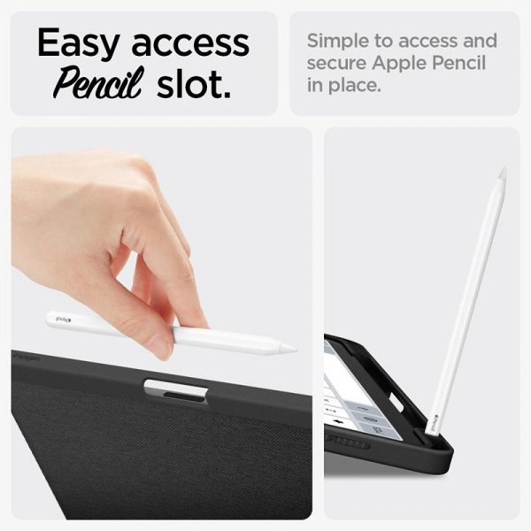 Spigen Urban Fit - Etui do iPad Air 11” M3 (2025) / M2 (2024) / iPad Air 10.9” (5-4 gen.) (2022-2020) (Black)