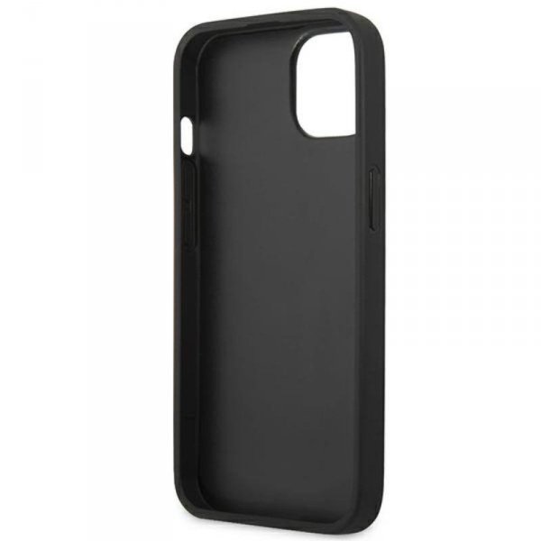 Guess Saffiano 4G Big Silver Logo - Etui iPhone 13 mini (niebieski)