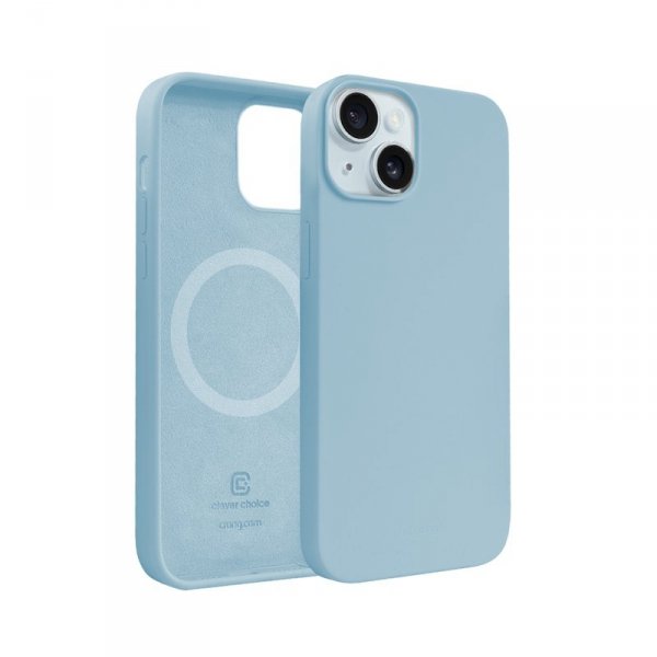 Crong Color Cover Magnetic - Etui iPhone 15 MagSafe (niebieski)