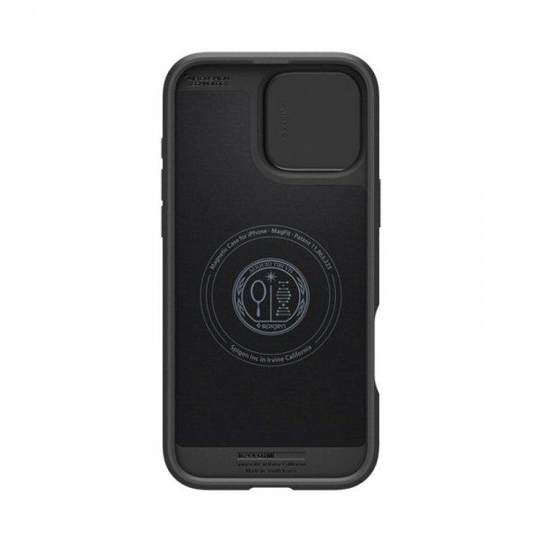 Spigen Optik Armor Mag MagSafe - Etui do iPhone 16 Pro Max (Czarny)